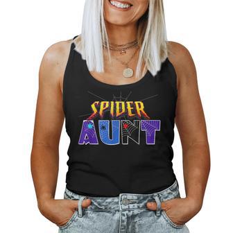 Spider Aunt Mother's Day Family Birthday Party Spider Women Tank Top - Monsterry