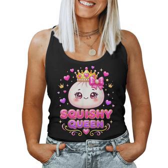 Squishy Queen Dumpling Kawaii Pastel Anime Birthday Girl Women Tank Top | Seseable UK