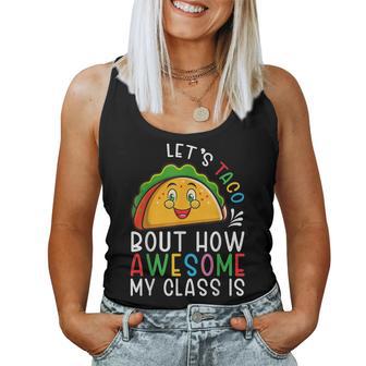 Taco Bout Teacher Appreciation Cinco De Mayo Teacher Women Tank Top - Thegiftio