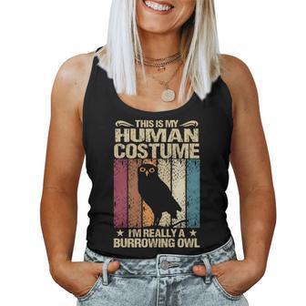 This Is My Human コスチューム I'm Really A Burrowing Owl 長袖tシャツ レディースタンクトップ - Kawaiitshirt