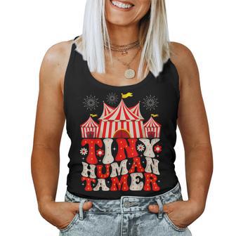 Tiny Human Tamer Circus Birthday Party Circus Costume Women Women Tank Top - Thegiftio