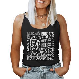 Typography Bobcat For Bobcat Animal Lover Women Tank Top - Thegiftio UK
