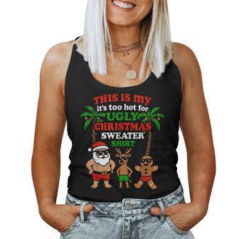 Ugly Christmas Too Hot Kids Christmas Women Tank Top | Seseable UK