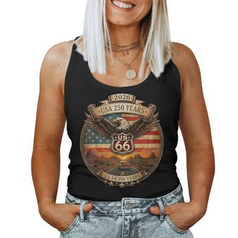 Usa 250 Us Highway 66 Mother Road Anniversary 100 Years Women Tank Top - Thegiftio UK