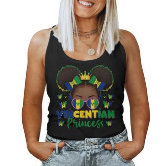 Vincentian Princess St Vincent And The Grenadines Flag Women Women Tank Top - Thegiftio UK