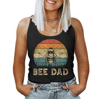 Vintage Bee Dad Bee Lovers Daddy Father's Day Women Tank Top - Thegiftio UK