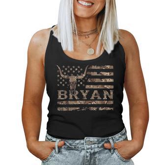 Vintage Bryan Last Name Retro Usa For Kid Women Tank Top | Seseable UK