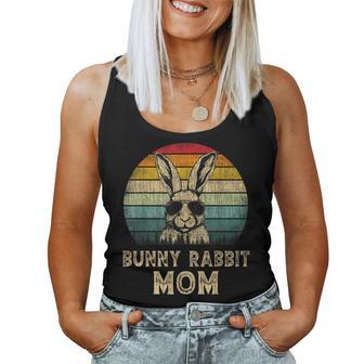 Vintage Bunny Rabbit Mom Rabbit Lovers Mommy Mother's Day Women Tank Top - Thegiftio UK