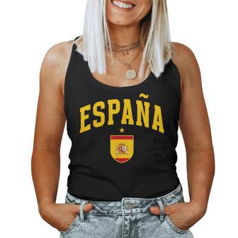 Vintage Espana Spain Flag Spanish Roots Pride Kids Women Tank Top - Thegiftio UK
