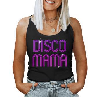 Vintage Retro Disco Mama Années 70 80 Fête De Famille Thème Danse Débardeur pour femme - Cadeauxyz