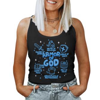 Warrior Of God Put On The Full Armor Of God Kids Women Tank Top - Thegiftio UK
