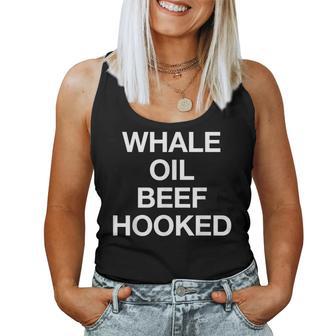 Whale Oil Beef Hooked Divertente Accento Irlandese Humor Pun Irlanda Canotta da donna - Novitaregali