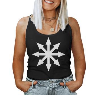 Ymbole Étoile Du Chaos Punk Metal Musique Pentagramme Anarchie Occulte Débardeur pour femme - Cadeauxyz