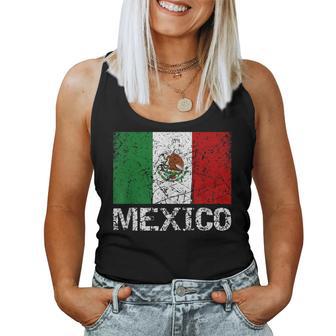メキシコの国旗 アンティーク調 男性 女性 キッズ レディースタンクトップ - Kawaiitshirt