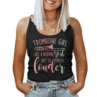 普通の女の子みたいなトロンボーンの女の子だが道音量大きいトロンボーン レディースタンクトップ - Kawaiitshirt