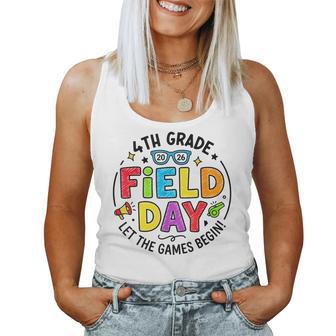 4Th Grade Field Day 2026 Let The Games Begin Teachers Kids Women Tank Top | Mazezy