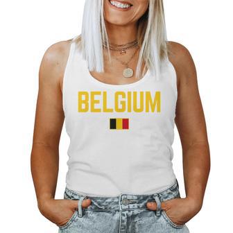 Belgium Flag Kids Belgium Women Tank Top - Thegiftio UK