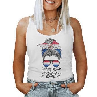 Chica Paraguaya Raíces Del Patrimonio Paraguay Cuello Camiseta sin mangas para mujer - Regaloses