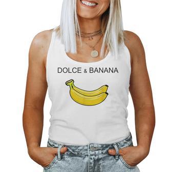 Dolce And Banana Avec Imprimé Graphique Cute Banane Débardeur pour femme - Cadeauxyz