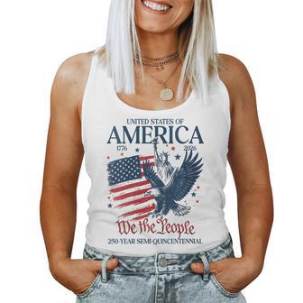 Estados Unidos 250 Añosemicentenario 2026 Cuello Camiseta sin mangas para mujer - Regaloses