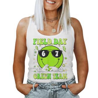 Field Day 67 Green Team Teacher Kids Boy Six Seven Fun Games Women Tank Top - Thegiftio UK