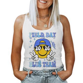 Field Day Blue Team For Teacher Kids Field Day Games Women Tank Top - Thegiftio UK