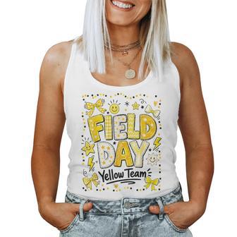 Field Day Yellow Team For Kids Teacher Field Day Games Women Tank Top | Mazezy
