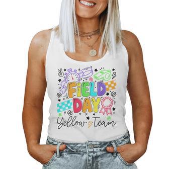 Field Day Yellow Team For Teacher Kids Field Day Games Women Tank Top - Thegiftio UK
