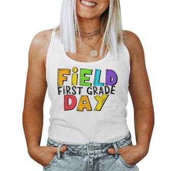 First Grade Field Day Color Teams Field Day Games Women Tank Top | Mazezy