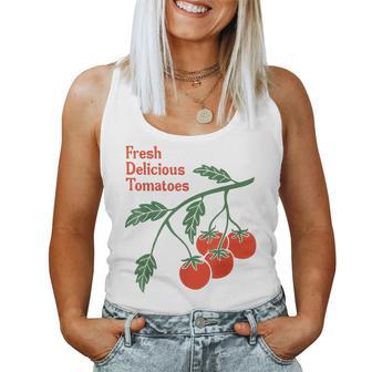 Fresh Delicious Tomatoes Tomato Lover Women Women Tank Top - Thegiftio UK