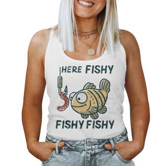 Fishing Fish Hook Cute Boys Kids Men Women Tank Top - Thegiftio UK
