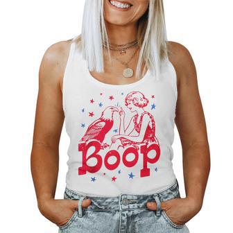 Independence Day Eagle Boop For Men's Women Women Tank Top - Thegiftio UK