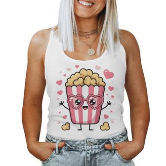 Popcorn For Girls Popcorn Lover Women Tank Top - Thegiftio UK