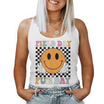 Groovy Field Day Fun Day Retro Field Day 2026 Teacher Kids Women Tank Top - Thegiftio UK