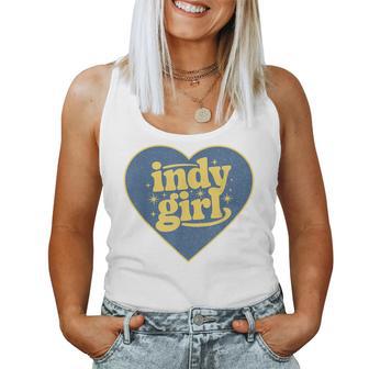Indianapolis Retro Girl Throwback Indy Girls Women Tank Top - Thegiftio UK