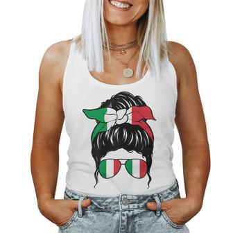 Italiana Chica Italia Bandera Italiana Italia Ragazza Italiana Camiseta sin mangas para mujer - Regaloses