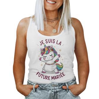 Jeuis La Future Mariée Mariage Licorne Débardeur pour femme - Cadeauxyz