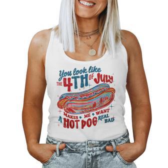 You Look Like The 4Th Of July Patriotic America Women Women Tank Top - Monsterry DE