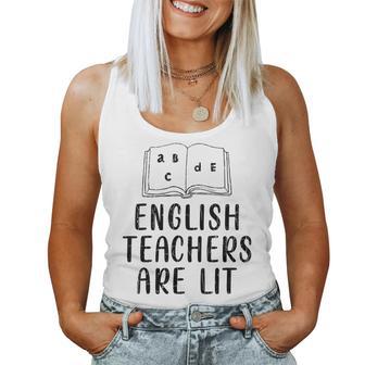 Los Profesores De Ingléson Iluminados Divertido Idiomas Enseñanza Gráfico Camiseta sin mangas para mujer - Regaloses