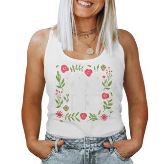 Mama Bird Cute Floral Spring Nature Love Mom Mother’S Day Women Tank Top | Seseable UK