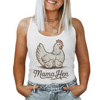 Mama Hen Chicken Mom Mother Day Women Tank Top - Monsterry
