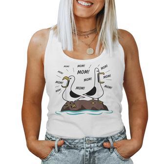 Mom Seagull Mama Seagulls Mother's Day Humor Gitfs Women Tank Top | Mazezy