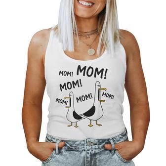 Mom Seagull Mama Seagulls Humor Women Tank Top | Mazezy