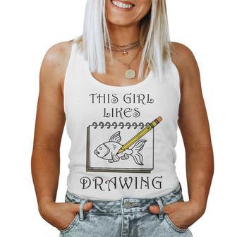 Obras De Arte Dibujo Bocetos Ilustrador In Mangas Camiseta sin mangas para mujer - Regaloses