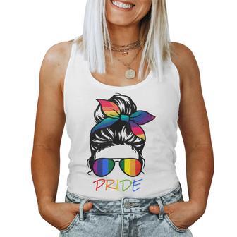 Orgullo Gay Desordenado Bollo Arco Iris Gafas Deol Lgbtq Es Orgullo Gay In Mangas Camiseta sin mangas para mujer - Regaloses