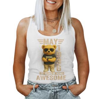 Ours En Peluche 90 Ans Mai 1936 90E Anniversaire Débardeur pour femme - Cadeauxyz