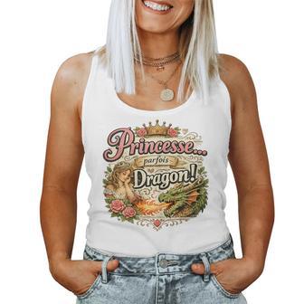 Princesse Dragon Cadeau Original Humour Drole Anniv Débardeur pour femme - Cadeauxyz