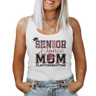 Retro Dance Senior Mom 2026 Dancing Senior Mom Class Of 2026 Women Tank Top - Monsterry