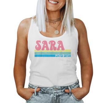 Sara Nome Personalizzato Carino Idea Groovy Donneara Canotta da donna - Novitaregali