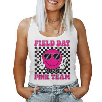 School Field Day Pink Team Teacher Kids Field Day 2026 Women Tank Top - Thegiftio UK